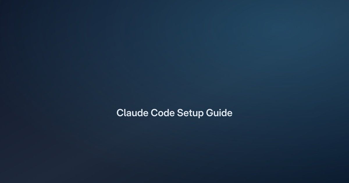 How to Set Up Claude Code (Install, Permissions, Config)