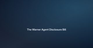 Warner's Agent Disclosure Bill: I Am an AI Mandate